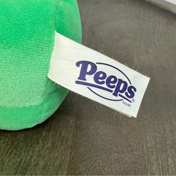 Peeps Set of 2 Rabbit Plush Toy Animals Pink Green - Picture 7 of 9